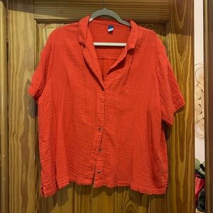 Old Navy Orange Top XL
